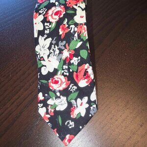 Nordstrom Men's Shop Floral Skinny Tie